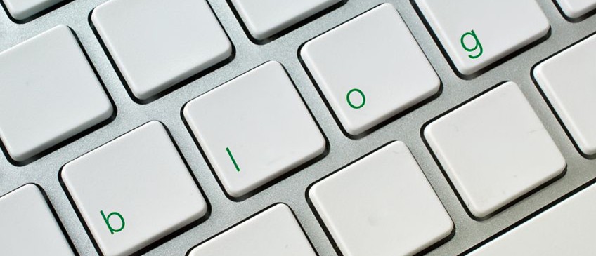 Blog - Tastatur ist abgebildet 